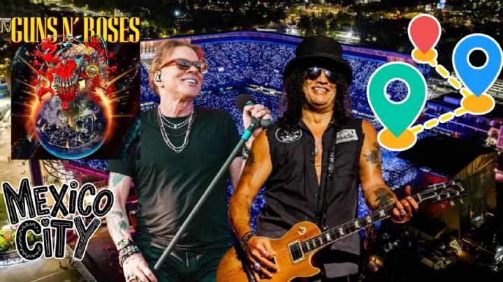 Guns N' Roses México 2025: ¿Cuál es la mejor forma de llegar al Estadio GNP Seguros CDMX, para el concierto?