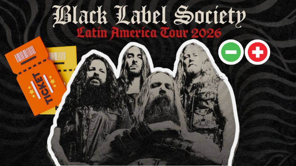 Black Label Society 2026: Este es el precio del boleto más caro y más barato del ‘Latin America Tour' en la Preventa de hoy en Ticketmaster.