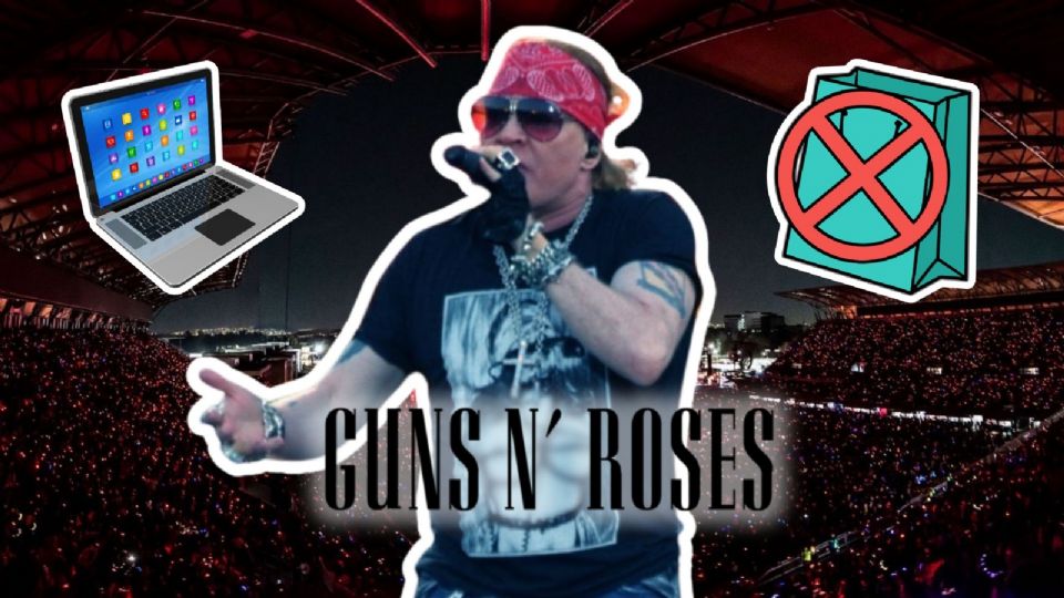Guns N' Roses, la banda de hard rock se presentará en México como parte de su “Latin American Tour': Lista de objetos no permitidos.