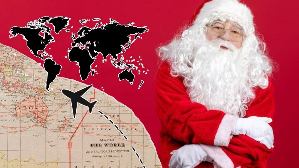 Las familias mexicanas pueden seguir paso a paso el viaje de Santa Claus.
