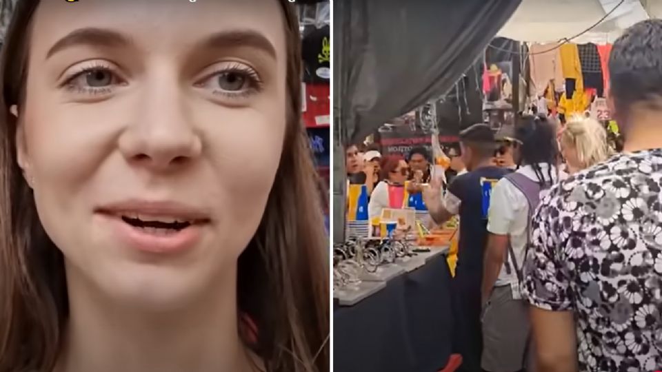 Influencer extranjera sufre acoso en Tepito.