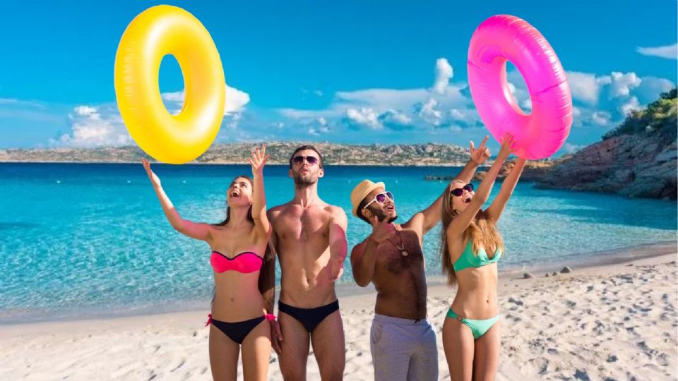 El Mar de Cortés, también conocido como el Golfo de California.