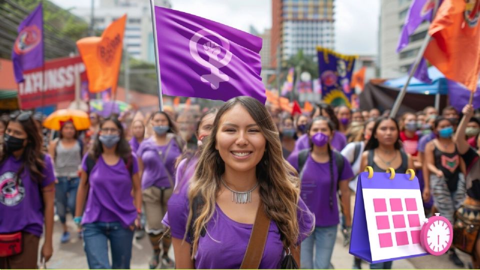 Marcha 8 de Marzo 2025 en todo México, lista de estados participantes.