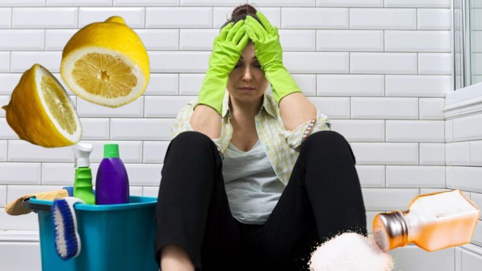 Mezclas caseras que eliminan el sarro del baño.