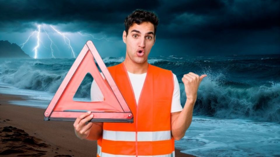 Emiten aviso por mar de fondo durante Semana Santa 2025.

