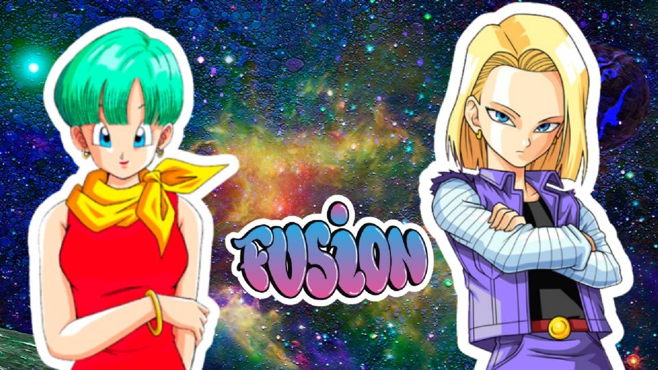 Bulma y Androide 18, así s verían si se fusionan.