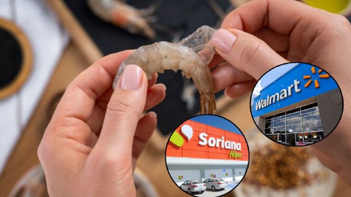 Walmart o Soriana: ¿Qué tienda vende más barato el kilo de camarón?