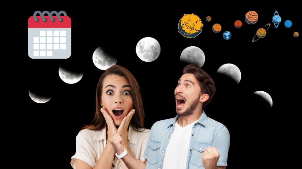 Calendario lunar de Mayo 2025.