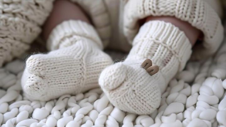 La razón por la que los bebés no deben usar guantes y calcetines