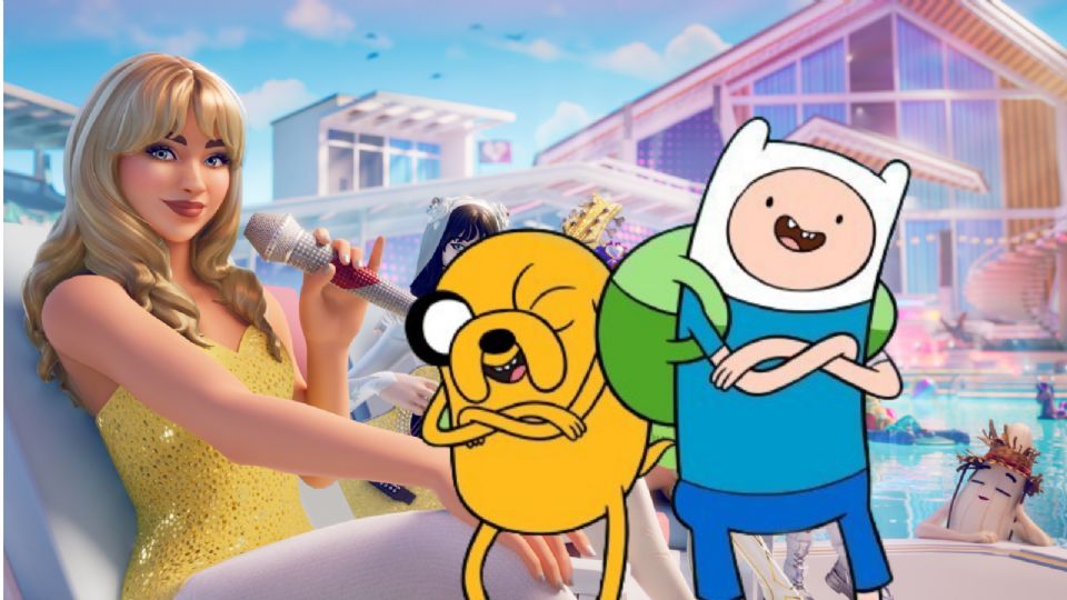 Sabrina Carpenter y Hora de Aventura en Fortnite.