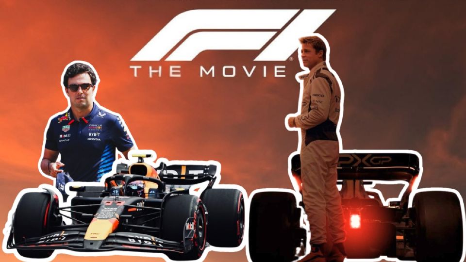 Checo Pérez sorprende en el nuevo tráiler de la película de la Formula 1.