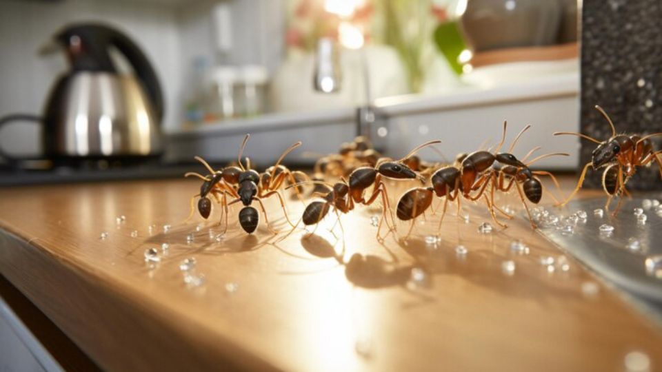 Así puedes controlar y eliminar de forma natural las hormigas del hogar.