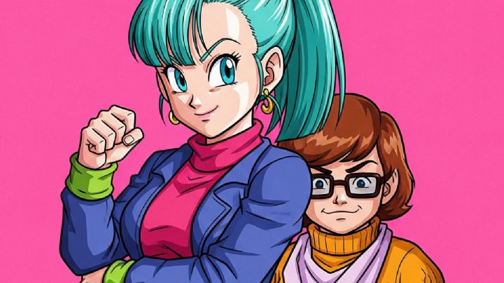 Así luce la fusión de Bulma de Dragon Ball y Velma de Scooby Doo, según la inteligencia artificial