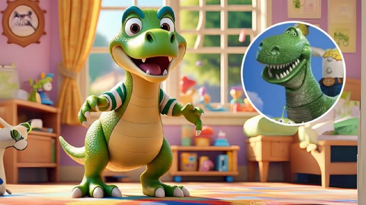 Así luciría “Rex” de "Toy Story" en la vida real, según la Inteligencia Artificial
