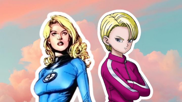 Así luciría la fusión de 'Androide 18' de “Dragon Ball Z” y 'Mujer Invisible' de “Los Cuatro Fantásticos”, según la IA