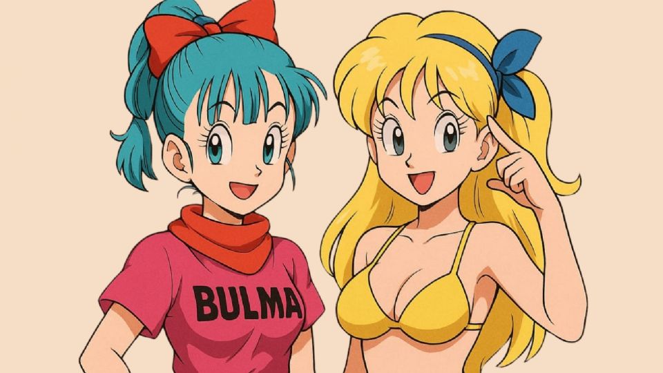 'Bulma' y 'Maron' de 'Dragon Ball'.