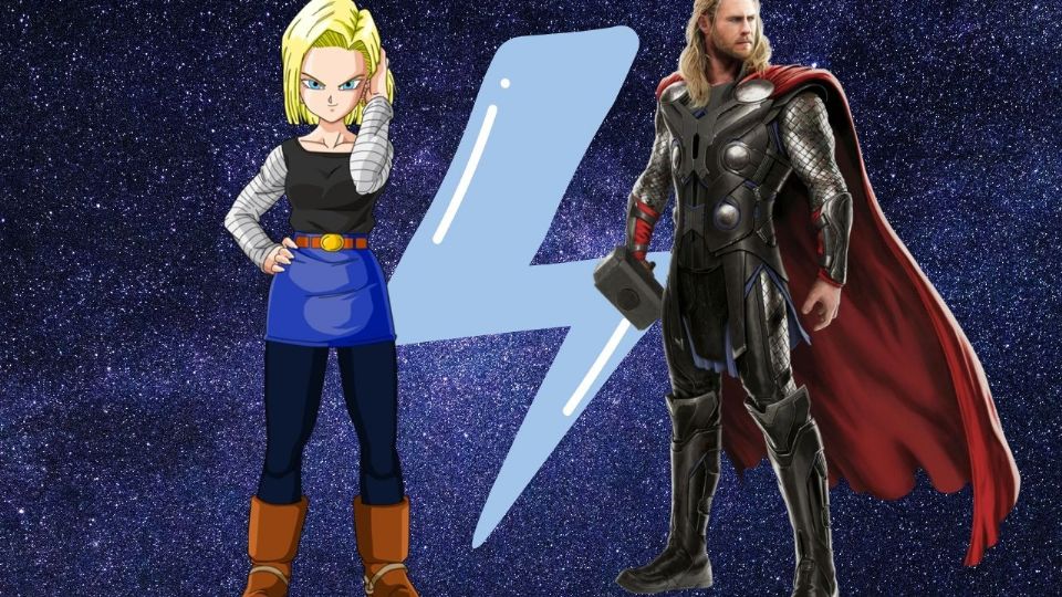 Mira la imagen generada por la inteligencia artificial de la fusión entre Androide 18 y Thor