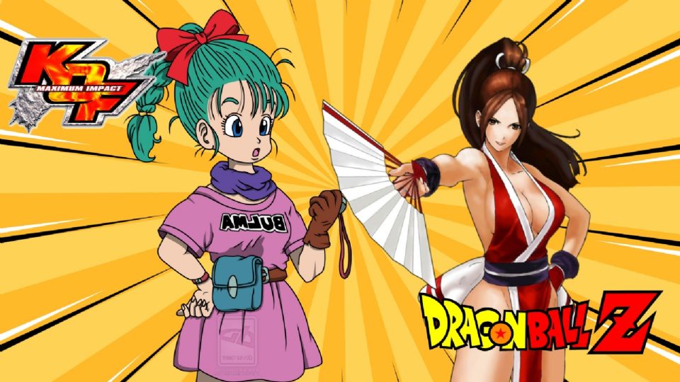 Fusión de Bulma de Dragon Ball Z y Mai Shiranui de KOF.