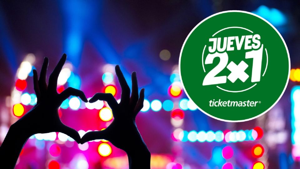 Jueves 2x1 en Ticketmaster, estos conciertos estarán gratis hoy 8 de mayo de 2025.