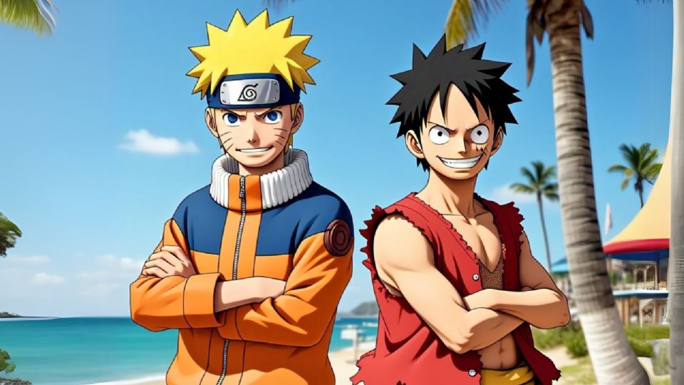 Así luciría la fusión de Naruto y Monkey D. Luffy de One Piece, según la inteligencia artificial.