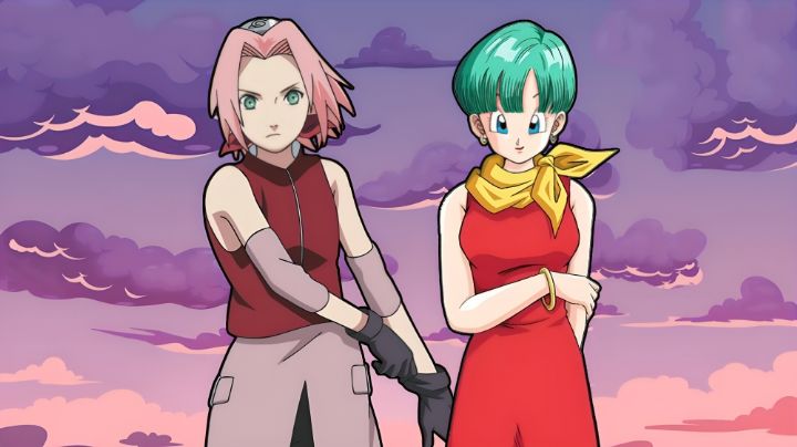 Así luciría la fusión de Bulma de Dragon Ball Z y Sakura de Naruto, según la inteligencia artificial