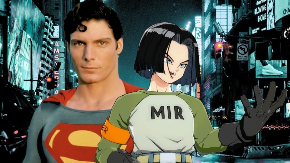 Así luciría la fusión de 'Androide 17' y 'Superman', según la IA