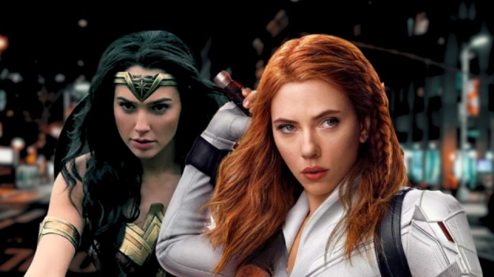 Así luciría la fusión de 'Mujer Maravilla' y 'La Viuda Negra', según la IA.