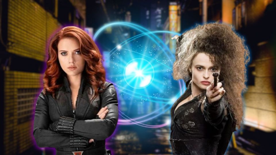 La fusión de La Viuda Negra de Marvel y Bellatrix Lestrange de Harry Potter