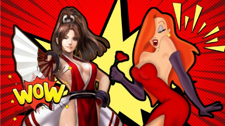 Así luciría la fusión de "Mai Shiranui" de KOF y "Jessica Rabbit" versión realista según la Inteligencia Artificial
