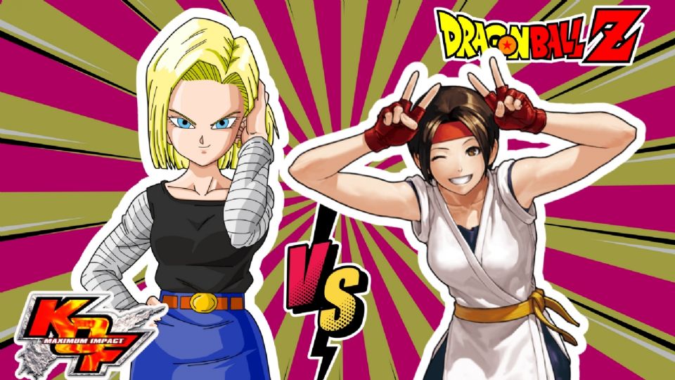 Androide 18 de Dragon Ball VS. Yuri Sakazaki de KOF ¿Quién tiene más Ki?