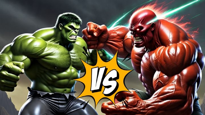 Hulk vs. Red Hulk del Universo Marvel: ¿Quién es el más fuerte? La IA tiene la respuesta definitiva