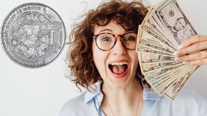 Pagan 3 millones por esta antigua moneda de 50 pesos