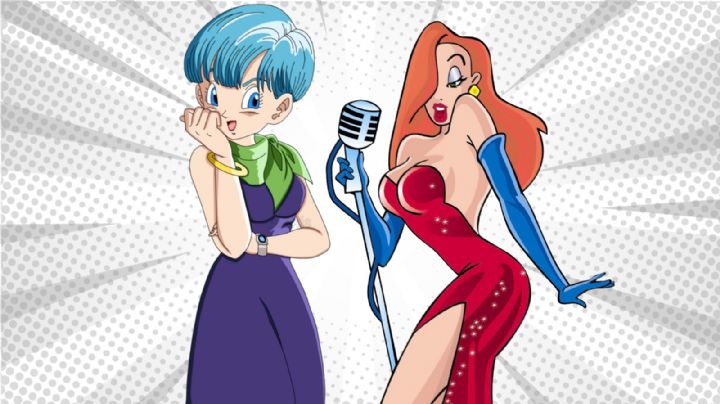 Así luciría la fusión de Bulma de Dragon Ball y Jessica Rabbit, según la inteligencia artificial