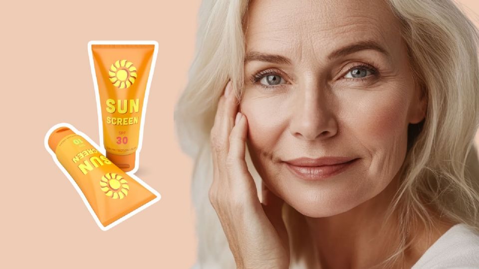 Protectores solares para el rostro para usar a partir de los 50 años.