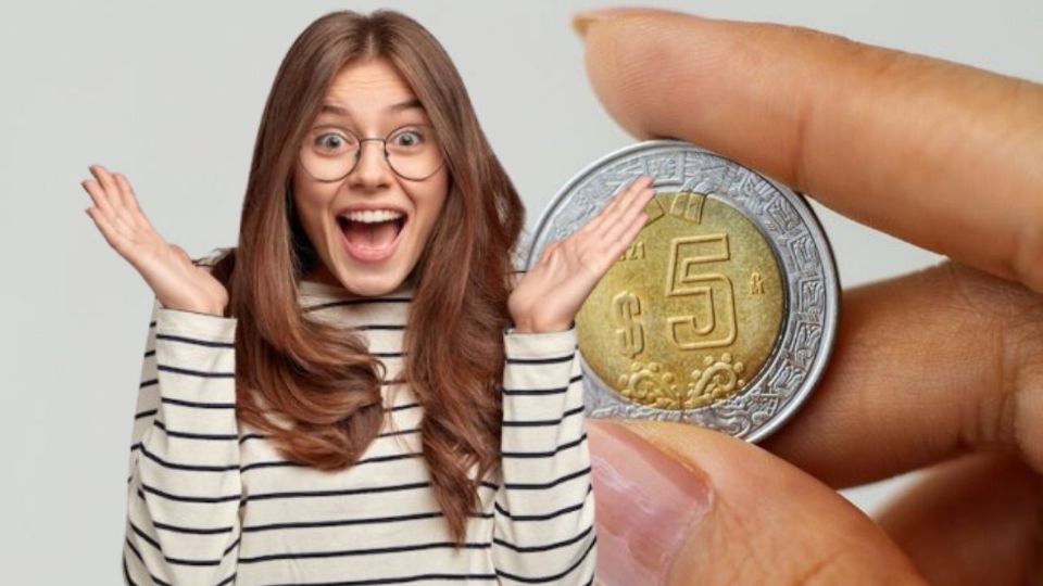 Esa vieja moneda de 5 pesos podría valer una pequeña fortuna.