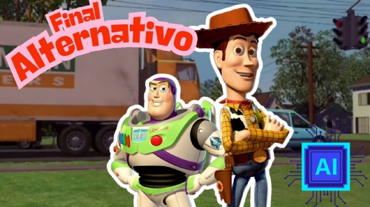 Toy Story final alternativo si Woody y Buzz no hubieran subido al carro de Andy según la IA