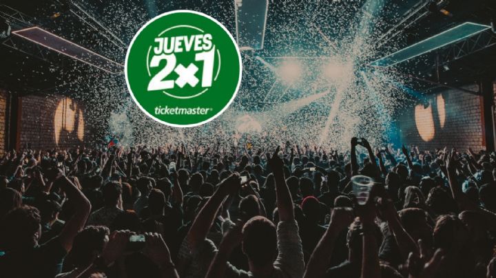Jueves 2x1 de Ticketmaster hoy 15 de enero: Lista de conciertos con boletos gratis en México