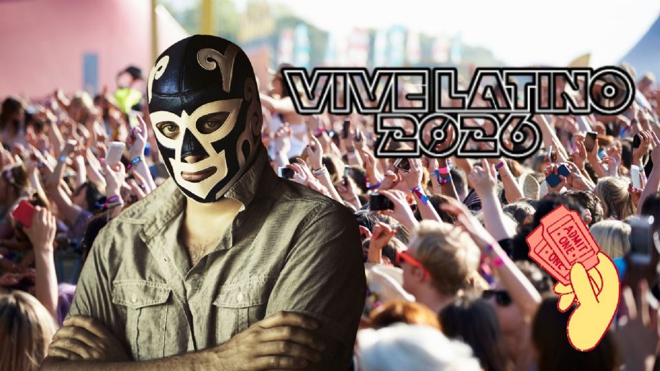 Además de conciertos con figuras nacionales e internacionales, el Vive Latino 2026 vibrará con estrellas de la Lucha Libre.