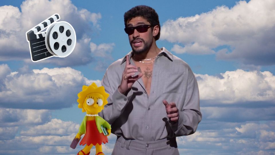 Bad Bunny aparece en Los Simpson con inesperado cameo, luciendo piel amarilla y cuatro dedos.
