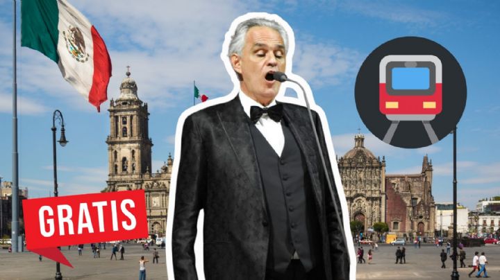 Andrea Bocelli Zócalo de la CDMX: A qué hora cierra el metro el 18 de abril