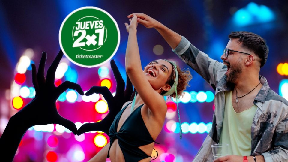 Jueves 2x1 Ticketmaster Lista de conciertos con boletos GRATIS este 14 de mayo de 2026.