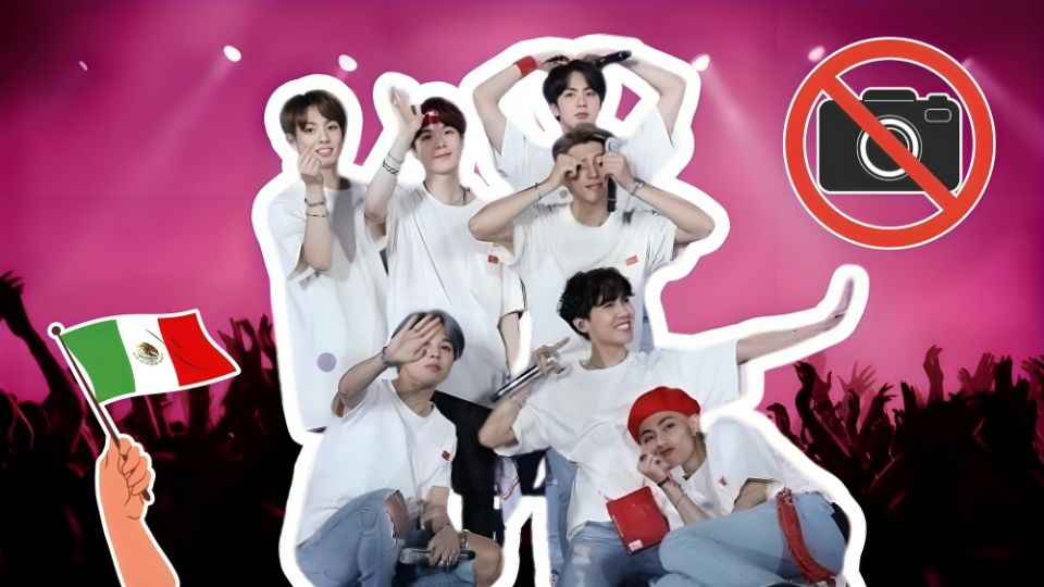 Los conciertos de BTS, prometen reunir a miles de asistentes en CDMX: Lista de objetos no permitidos.