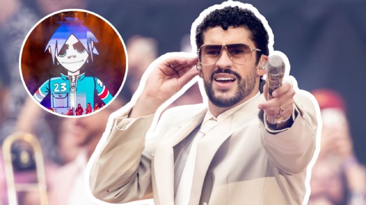 Bad Bunny y Gorillaz comparten escenario en Londres; así fue el inesperado momento
