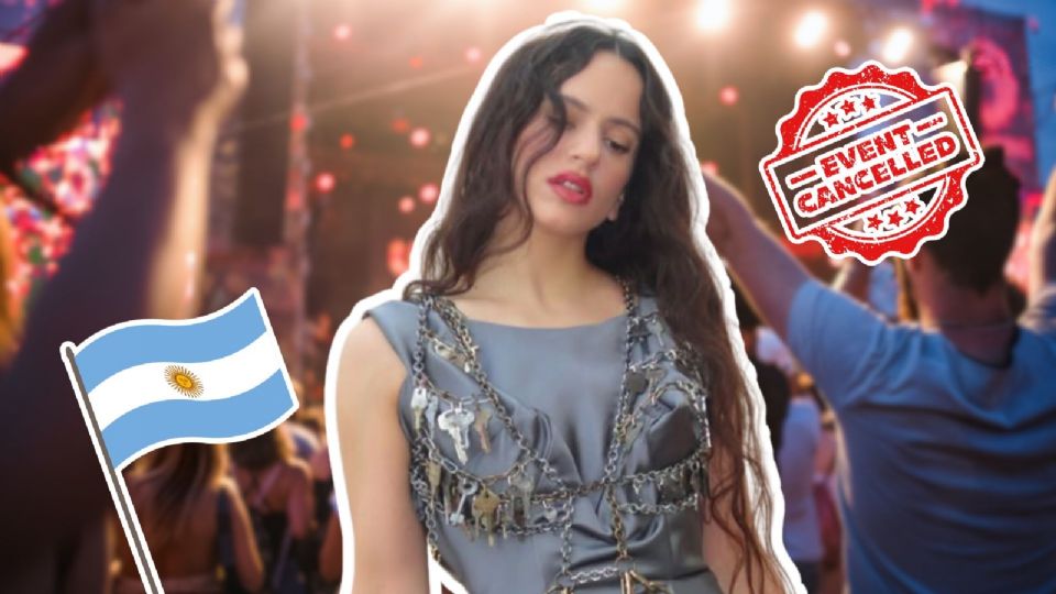 Cancelan homenaje de Rosalía en Argentina y crece la duda sobre sus conciertos en el Movistar Arena.