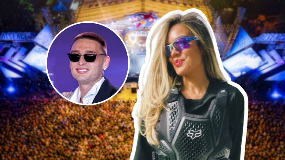 Karol G invita a Peso Pluma a su concierto en Nueva York y fans reaccionan con gritos y gran euforia.